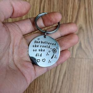 New! Words of encouragement keychain